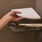 Invisia Corner Shelf in Chrome Polished Finish