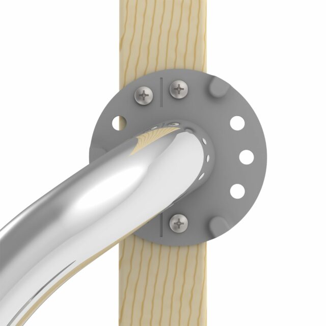 Plus Series closeup of the 9 hole flange