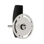 Baseplate of the easy mount wall anchor, with screw